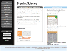 Tablet Screenshot of brewingscience.de